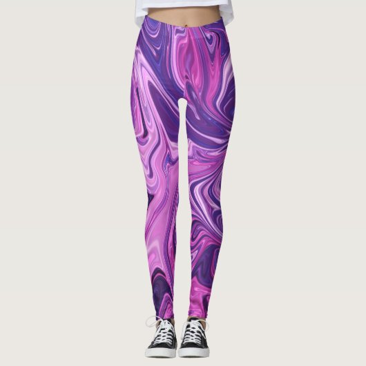 Leggings Motif d'art Galaxy (Devant)