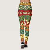 Leggings Motif d'art populaire mexicain (Dos)