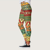 Leggings Motif d'art populaire mexicain (Gauche)