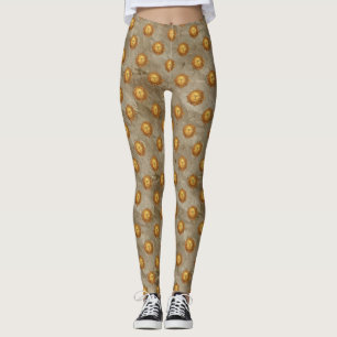 Leggings Motif d'astrologie solaire céleste vintage