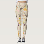 Leggings Motif d'automne (Devant)