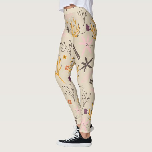 Leggings Motif d'automne (Gauche)