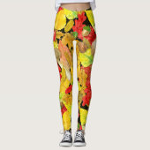 Leggings Motif d'automne aquarelle (Devant)