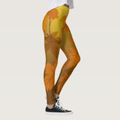 Leggings Motif d'automne avec feuilles d'érable en chute et (Droite)