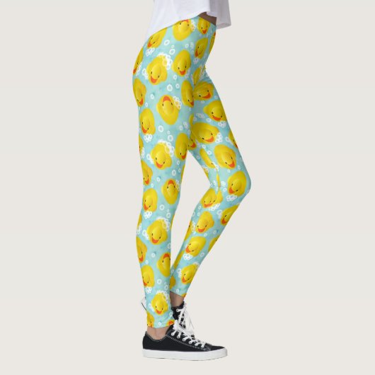Leggings Motif de bain canards en caoutchouc (Droite)