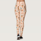 Leggings Motif de bains de soleil de plage (Dos)