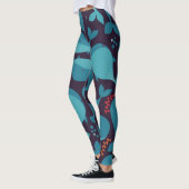 Leggings Motif de baleine bleue (Gauche)