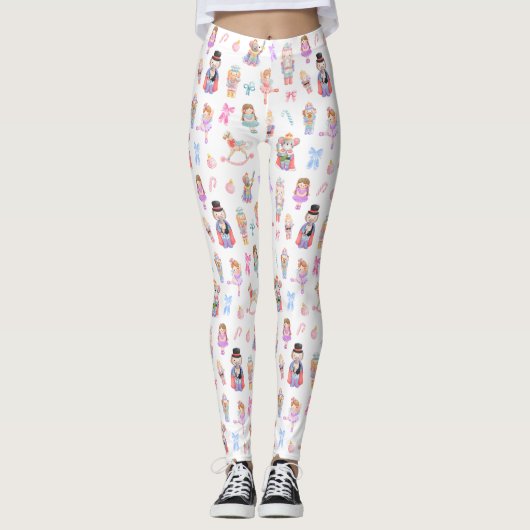 Leggings Motif de ballet Noisette Noël (Devant)