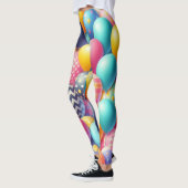 Leggings Motif de ballons colorés (Gauche)