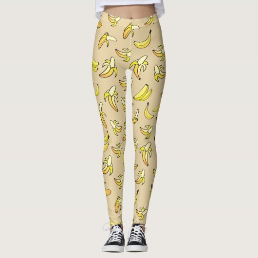 Leggings Motif de banane (Devant)