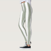 Leggings Motif de bande blanche (Gauche)