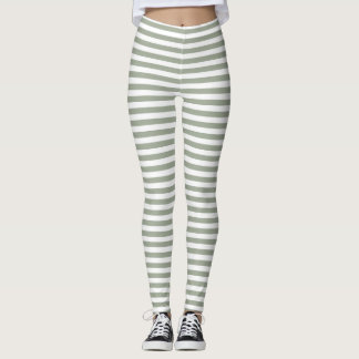 Leggings Motif de bande blanche