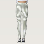 Leggings Motif de bande blanche<br><div class="desc">Une simple motif blanche rayée.</div>