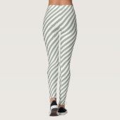 Leggings Motif de bande blanche (Dos)
