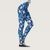 Leggings Motif de bande dessinée avec des voiliers (Droite)