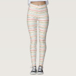 Leggings Motif de bandes colorées d'aquarelle<br><div class="desc">Restez confortable cette saison avec une paire de leggings colorés dessinés à la main. Faites des cadeaux excellents pour toute la famille à égaler!</div>