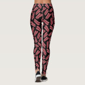 Leggings Motif de bandes de lard (Dos)