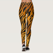 Leggings Motif de bandes de tigres (Dos)