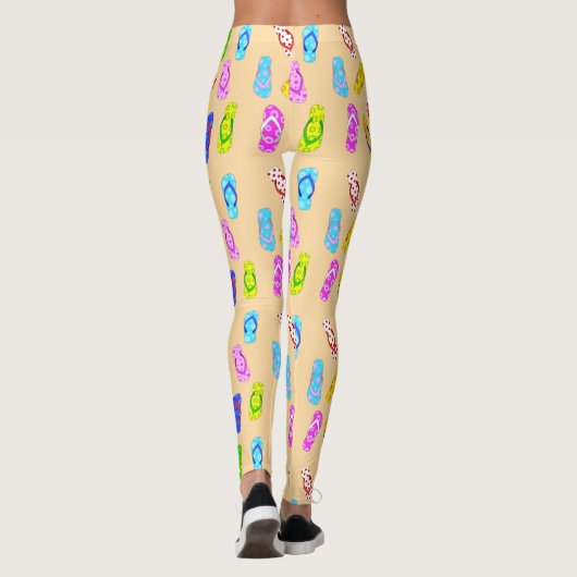 Leggings Motif de bascule électronique (Dos)