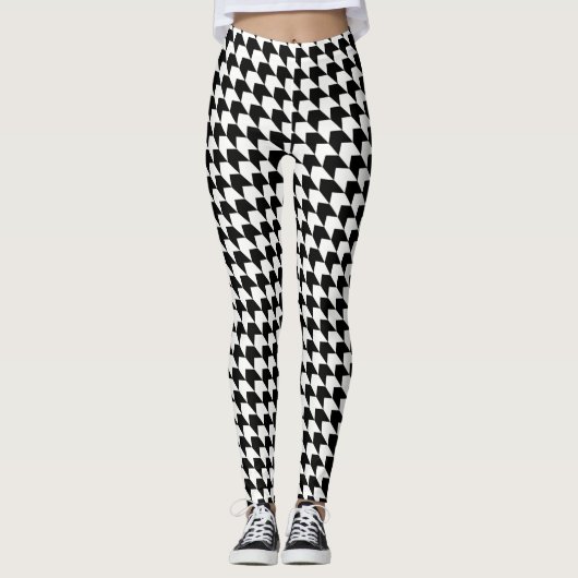 Leggings Motif de base noir classique (Devant)