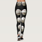 Leggings Motif de baseball (Dos)