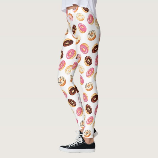 Leggings Motif de beigne douce (Gauche)