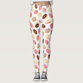 Leggings Motif de beigne douce (Devant)