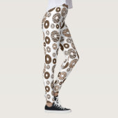 Leggings Motif de beignes, beignets de chocolat, beignets d (Droite)