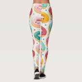 Leggings Motif de beignet (Dos)