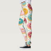 Leggings Motif de beignet (Gauche)