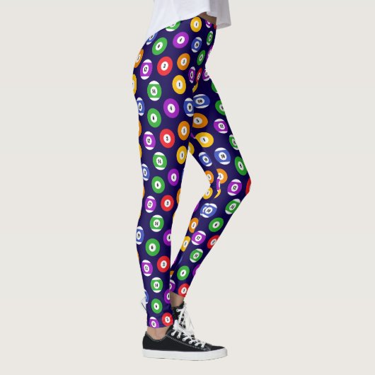 Leggings Motif de billard du billard du billard du billard (Droite)