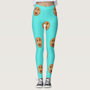 Leggings Motif de biscuits souriants