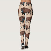 Leggings Motif de bison de Buffalo (Dos)