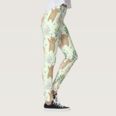 Leggings Motif De Bois D'Ours Et De Cerfs (Droite)