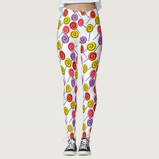 Leggings Motif de bonbons | motif Lollies | lollipop 2 (Devant)
