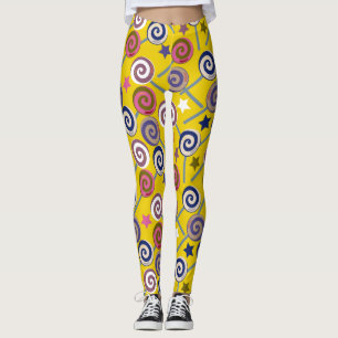 Leggings Motif de bonbons   motif Lollies   lollipop 60