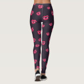 Leggings Motif De Bouches Et De Fangs Vampires (Dos)