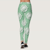 Leggings Motif de broderie Crochet moderne (Dos)