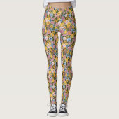 Leggings Motif de broderie florale TWEETY™ (Devant)