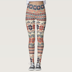 Leggings Motif De Broderie Palestinienne : Beauté Tradition