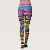 Leggings Motif de bruit de perte de signal (Dos)