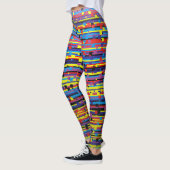 Leggings Motif de bruit de perte de signal (Gauche)
