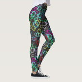 Leggings motif de bulle 02.b DGrey BG (Droite)