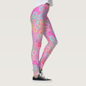 Leggings motif de bulle 02.b Pink BG (Droite)