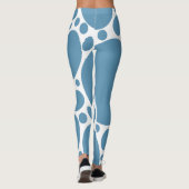 Leggings Motif de bulle bleue (Dos)
