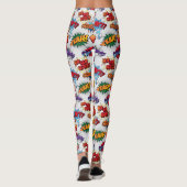 Leggings Motif de bulle Superhero (Dos)