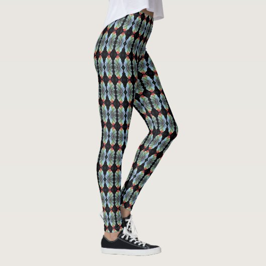 Leggings Motif de cactus à fleur (Droite)