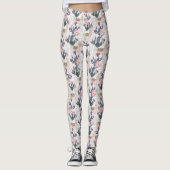 Leggings Motif de cactus d'aquarelle (Devant)