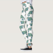 Leggings Motif de caméléon (Gauche)