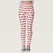 Leggings Motif de camion-feu rouge (Devant)